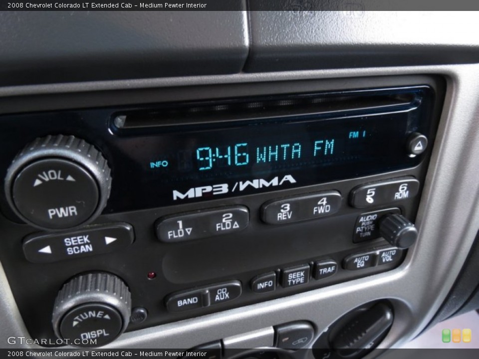 Medium Pewter Interior Audio System for the 2008 Chevrolet Colorado LT Extended Cab #68745190