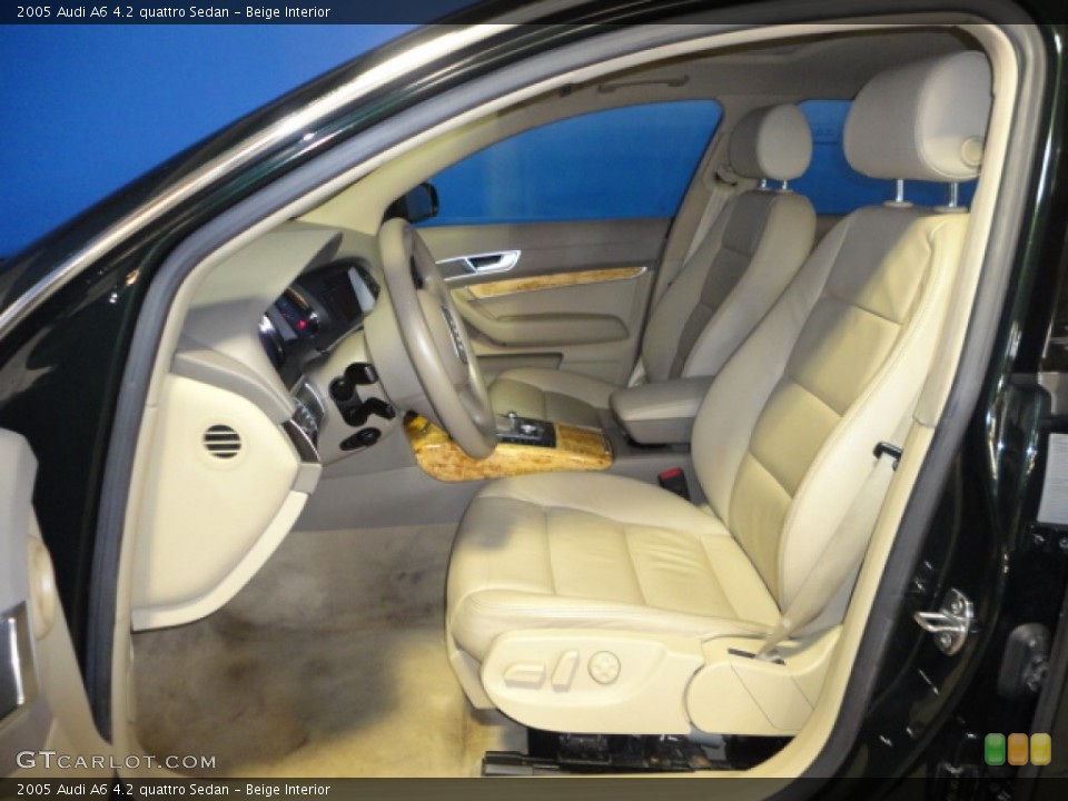 Beige Interior Front Seat for the 2005 Audi A6 4.2 quattro Sedan #68746726