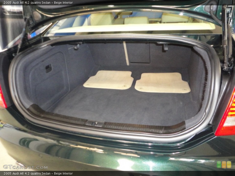 Beige Interior Trunk for the 2005 Audi A6 4.2 quattro Sedan #68746814