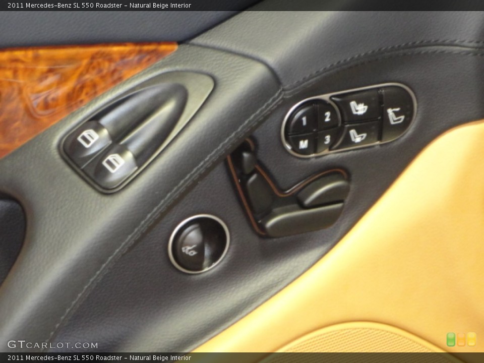 Natural Beige Interior Controls for the 2011 Mercedes-Benz SL 550 Roadster #68747377