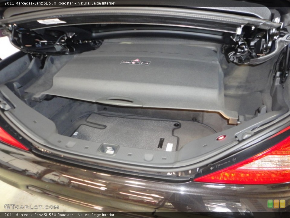 Natural Beige Interior Trunk for the 2011 Mercedes-Benz SL 550 Roadster #68747458