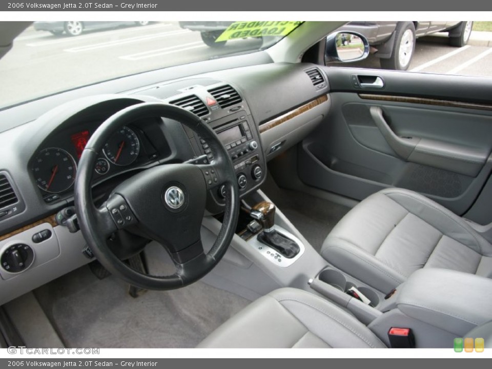 Grey Interior Prime Interior for the 2006 Volkswagen Jetta 2.0T Sedan #68747506