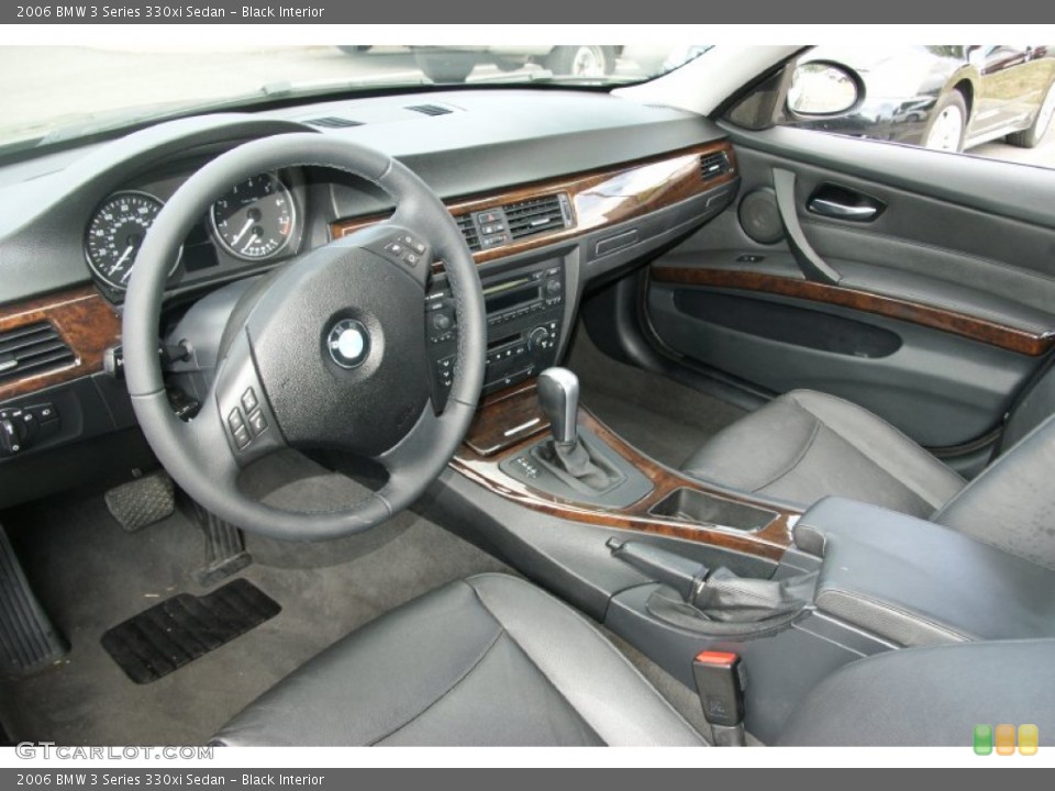 Black Interior Prime Interior for the 2006 BMW 3 Series 330xi Sedan #68747707