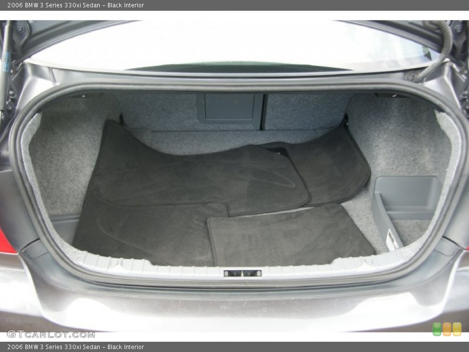 Black Interior Trunk for the 2006 BMW 3 Series 330xi Sedan #68747797