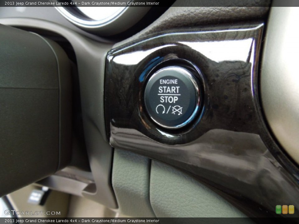 Dark Graystone/Medium Graystone Interior Controls for the 2013 Jeep Grand Cherokee Laredo 4x4 #68747911