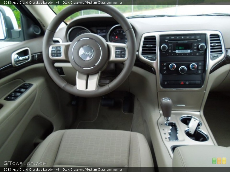 Dark Graystone/Medium Graystone Interior Dashboard for the 2013 Jeep Grand Cherokee Laredo 4x4 #68747941