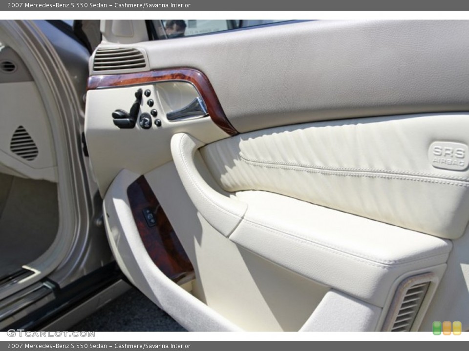 Cashmere/Savanna Interior Door Panel for the 2007 Mercedes-Benz S 550 Sedan #68748862