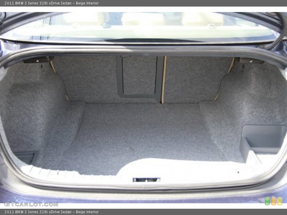Beige Interior Trunk for the 2011 BMW 3 Series 328i xDrive Sedan #68749064