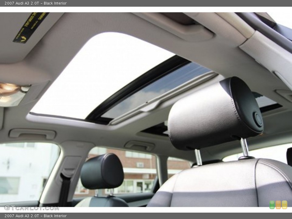 Black Interior Sunroof for the 2007 Audi A3 2.0T #68750416