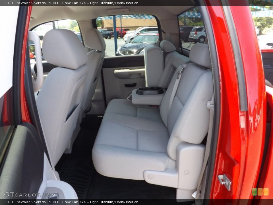 Light Titanium/Ebony Interior Rear Seat for the 2011 Chevrolet Silverado 1500 LT Crew Cab 4x4 #68752054