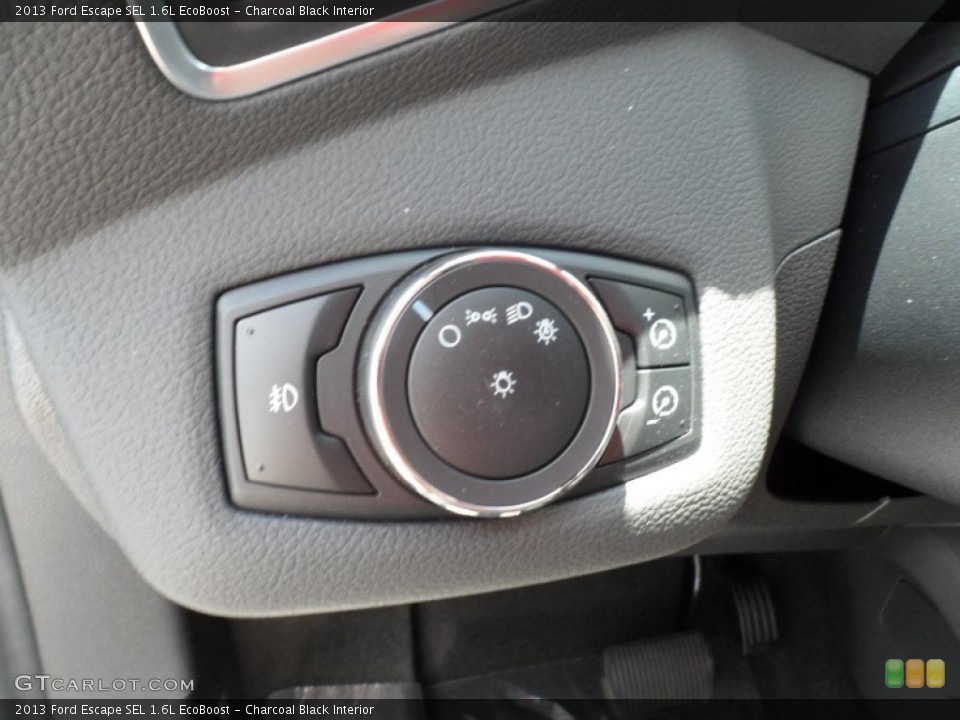 Charcoal Black Interior Controls for the 2013 Ford Escape SEL 1.6L EcoBoost #68752108