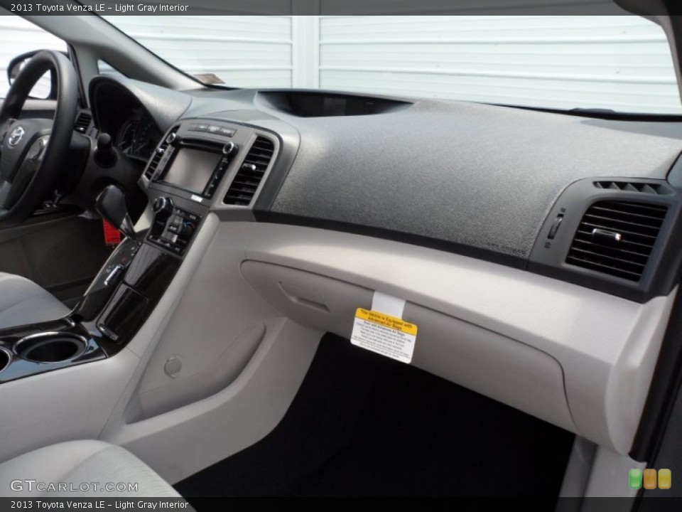 Light Gray Interior Dashboard for the 2013 Toyota Venza LE #68752255