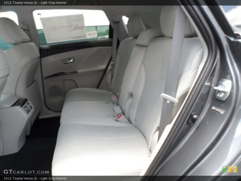 Light Gray Interior Rear Seat for the 2013 Toyota Venza LE #68752282