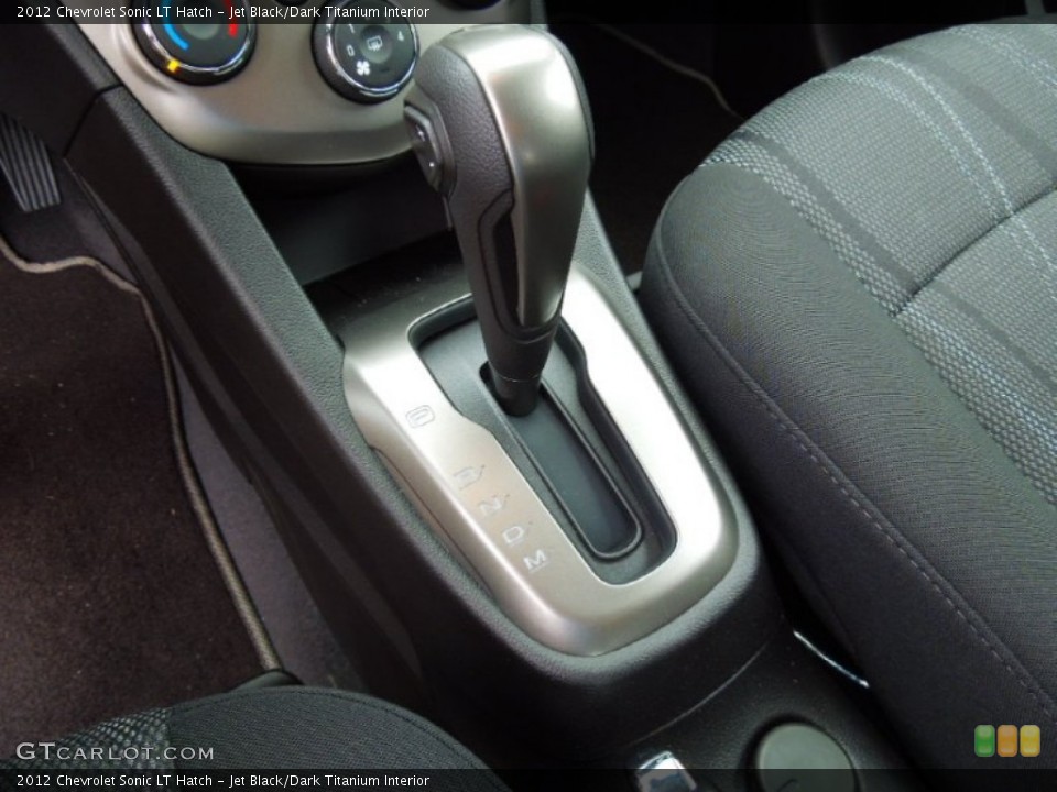 Jet Black/Dark Titanium Interior Transmission for the 2012 Chevrolet Sonic LT Hatch #68754583