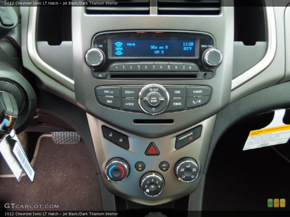 Jet Black/Dark Titanium Interior Controls for the 2012 Chevrolet Sonic LT Hatch #68754591