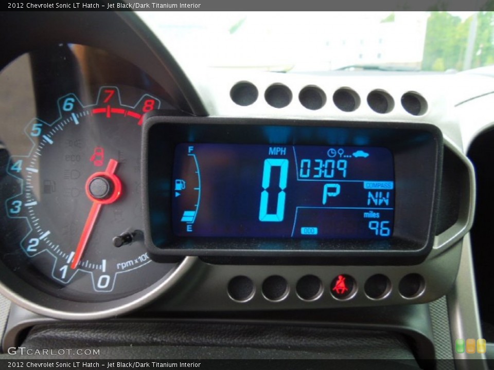 Jet Black/Dark Titanium Interior Gauges for the 2012 Chevrolet Sonic LT Hatch #68754601