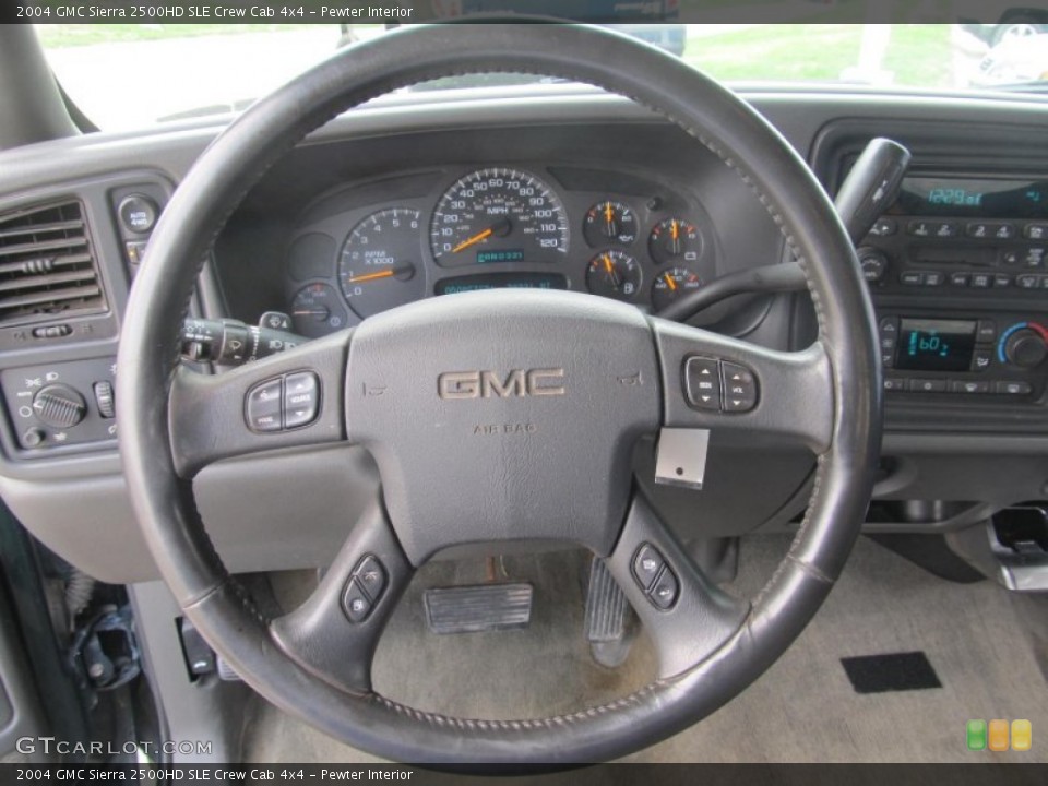 Pewter Interior Steering Wheel for the 2004 GMC Sierra 2500HD SLE Crew Cab 4x4 #68755867
