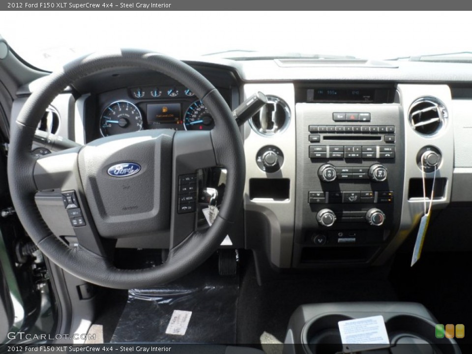 Steel Gray Interior Dashboard for the 2012 Ford F150 XLT SuperCrew 4x4 #68755960