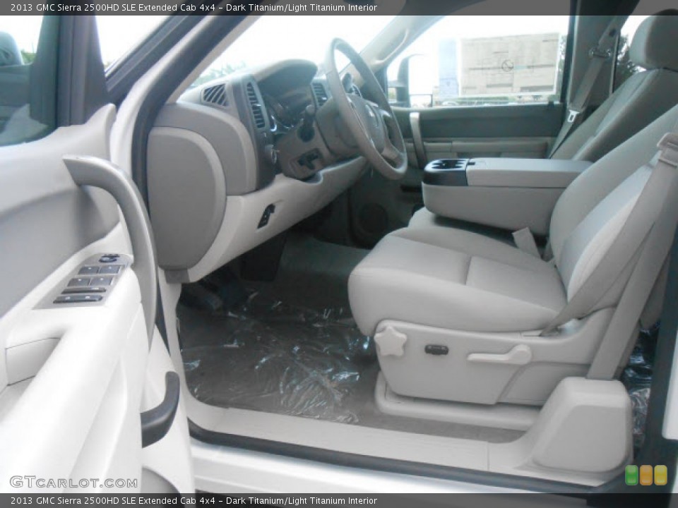 Dark Titanium/Light Titanium Interior Photo for the 2013 GMC Sierra 2500HD SLE Extended Cab 4x4 #68757547