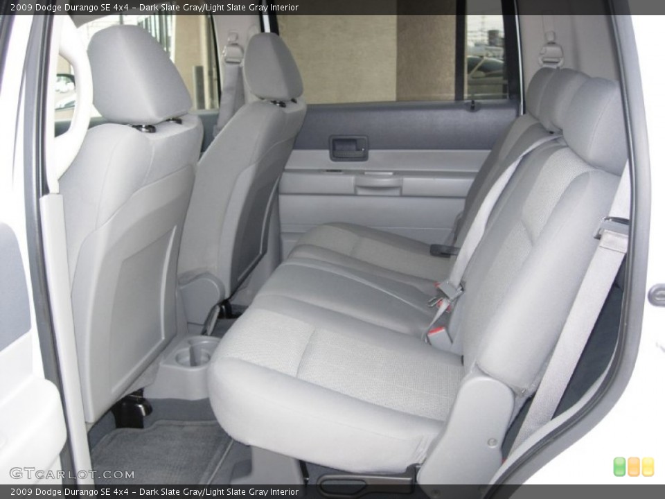 Dark Slate Gray/Light Slate Gray Interior Rear Seat for the 2009 Dodge Durango SE 4x4 #68758378