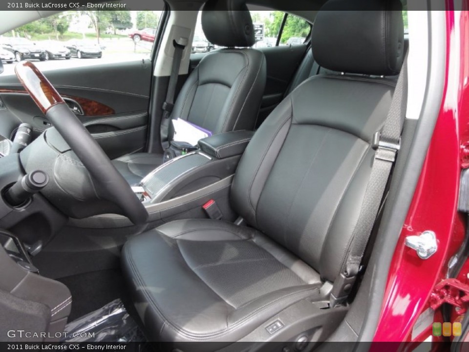 Ebony Interior Front Seat for the 2011 Buick LaCrosse CXS #68758669