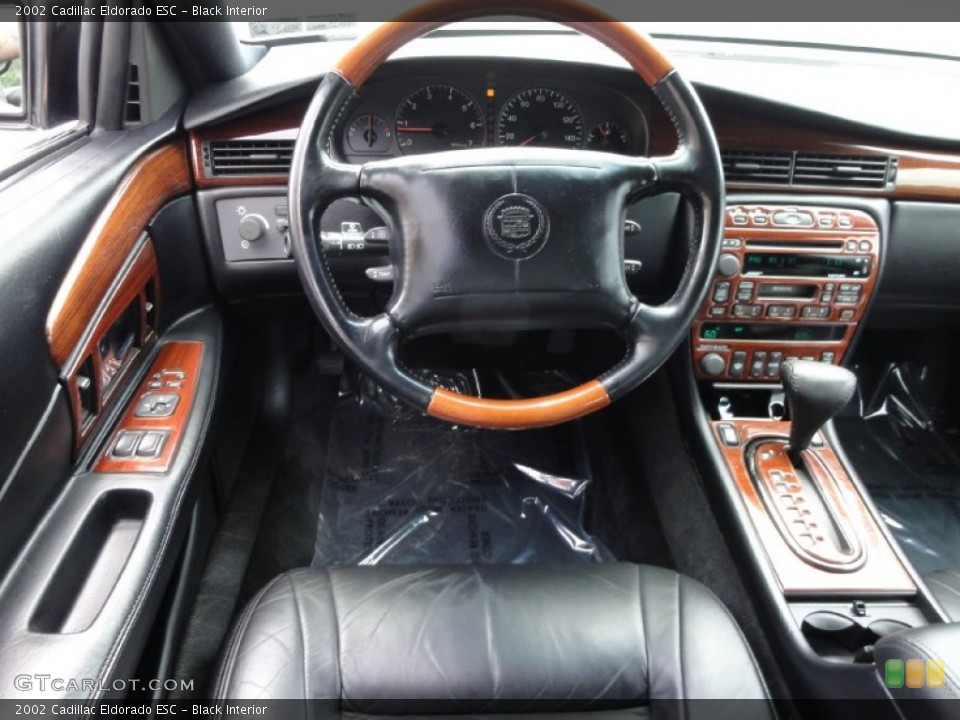 Black Interior Steering Wheel for the 2002 Cadillac Eldorado ESC #68759074