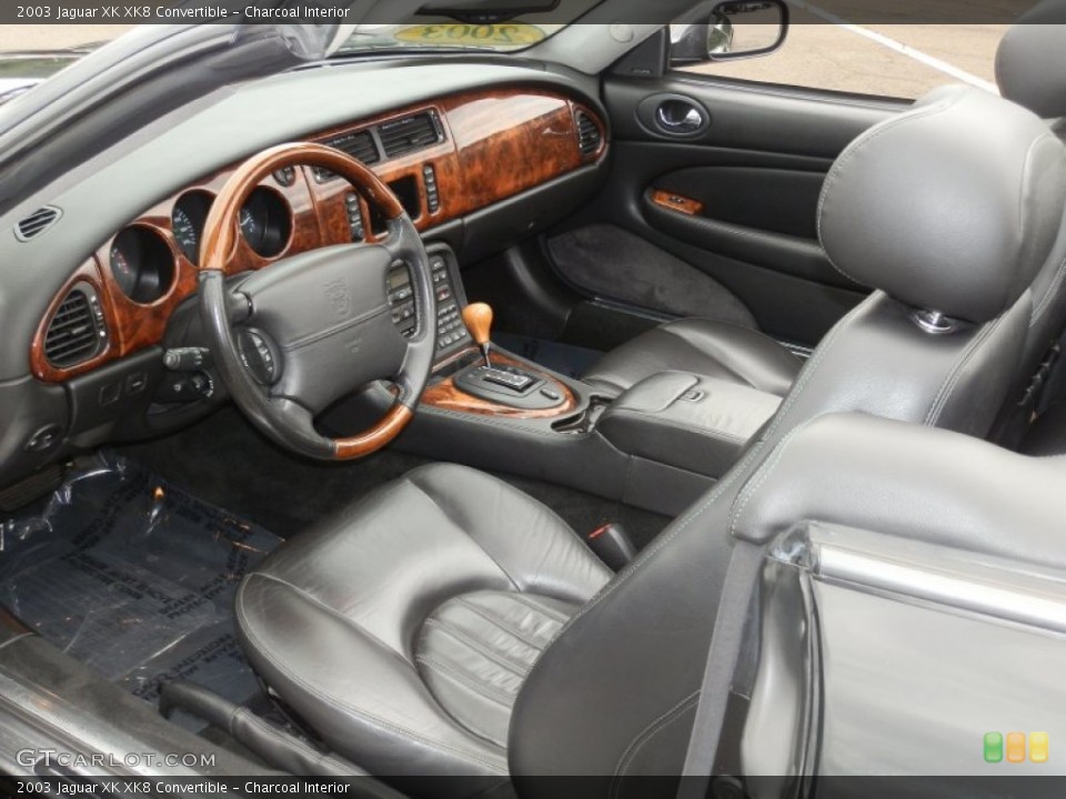 Charcoal Interior Prime Interior for the 2003 Jaguar XK XK8 Convertible #68762908