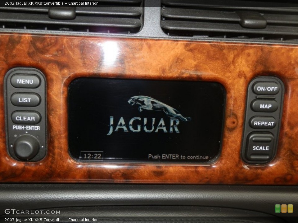 Charcoal Interior Controls for the 2003 Jaguar XK XK8 Convertible #68762974