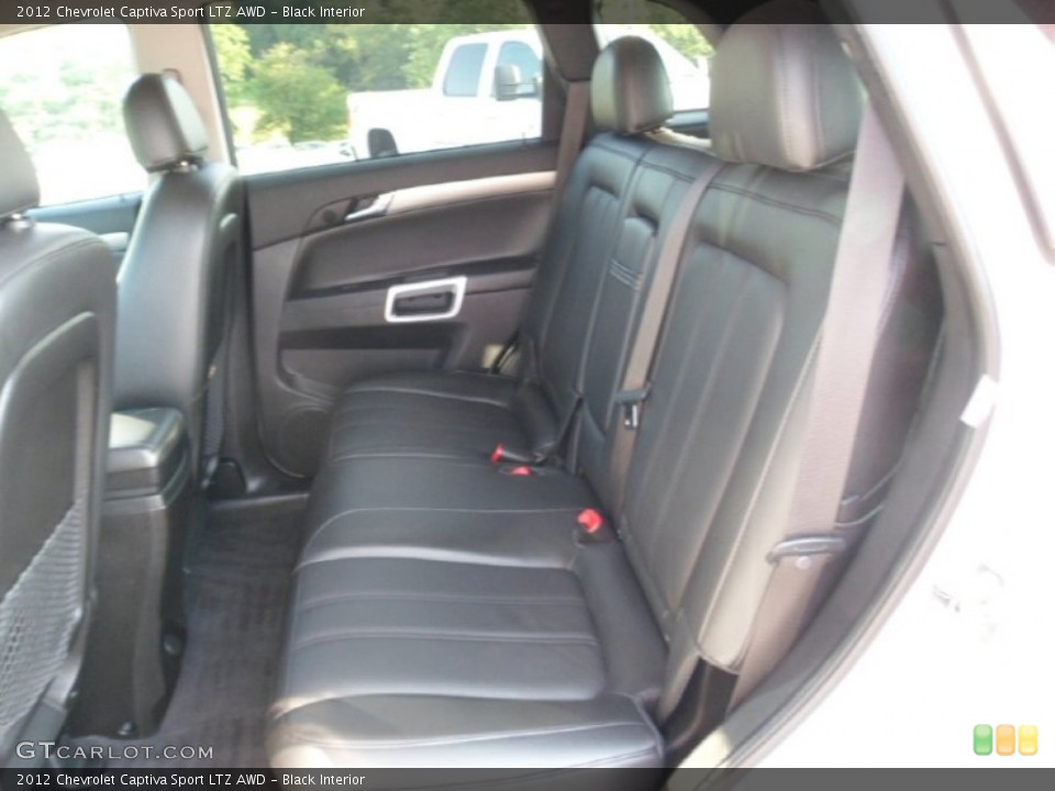 Black Interior Rear Seat for the 2012 Chevrolet Captiva Sport LTZ AWD #68763841