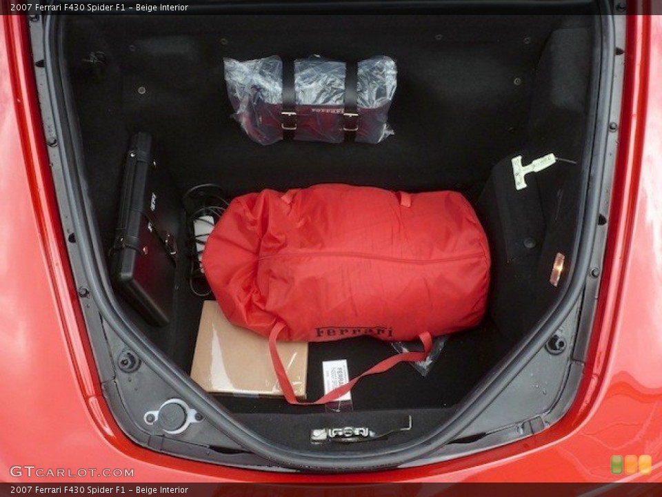 Beige Interior Trunk for the 2007 Ferrari F430 Spider F1 #68764201