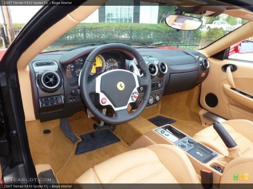 Beige Interior Prime Interior for the 2007 Ferrari F430 Spider F1 #68764228