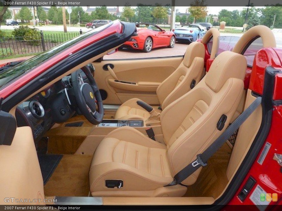 Beige Interior Front Seat for the 2007 Ferrari F430 Spider F1 #68764235