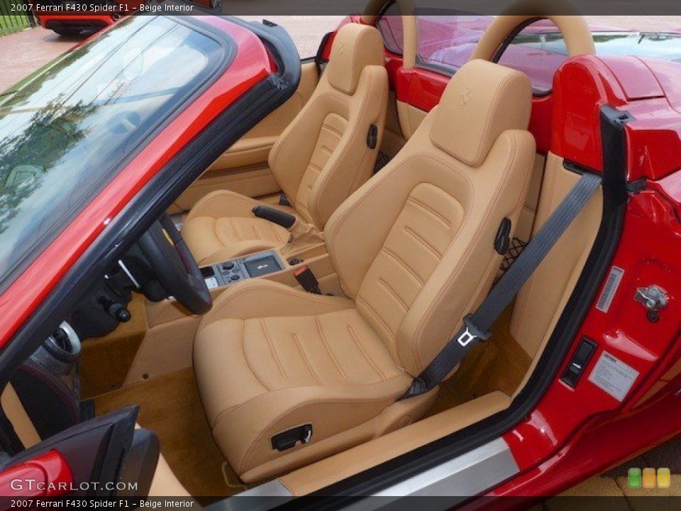 Beige Interior Front Seat for the 2007 Ferrari F430 Spider F1 #68764246