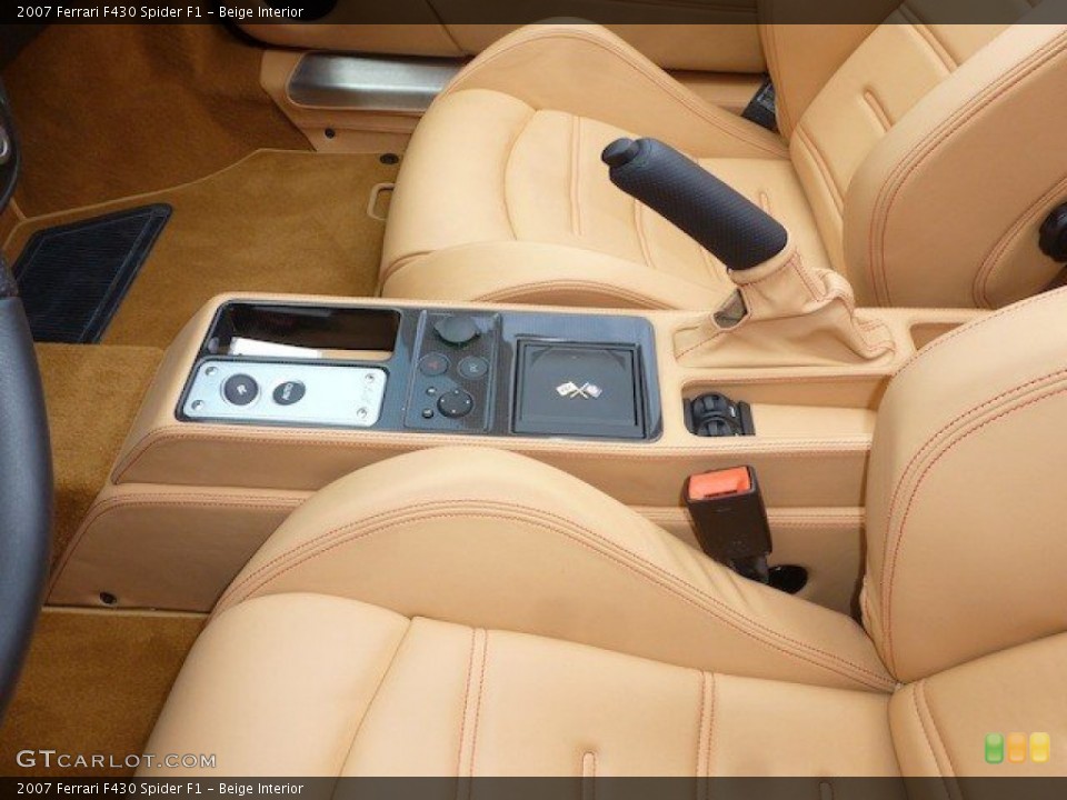 Beige Interior Controls for the 2007 Ferrari F430 Spider F1 #68764309