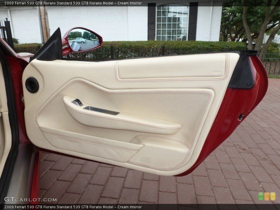 Cream Interior Door Panel for the 2009 Ferrari 599 GTB Fiorano  #68764633