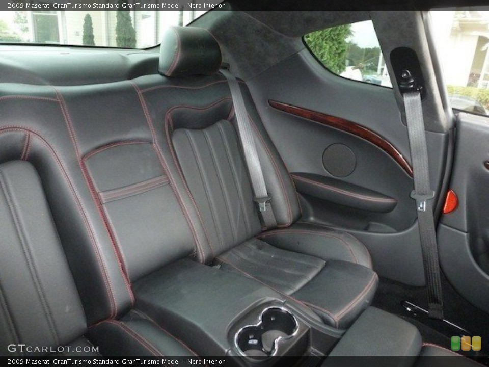 Nero Interior Rear Seat for the 2009 Maserati GranTurismo  #68764900