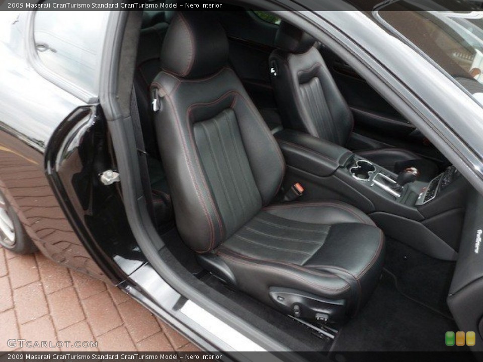Nero Interior Front Seat for the 2009 Maserati GranTurismo  #68764951