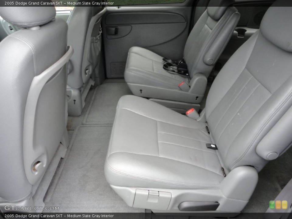 Medium Slate Gray Interior Rear Seat for the 2005 Dodge Grand Caravan SXT #68765488