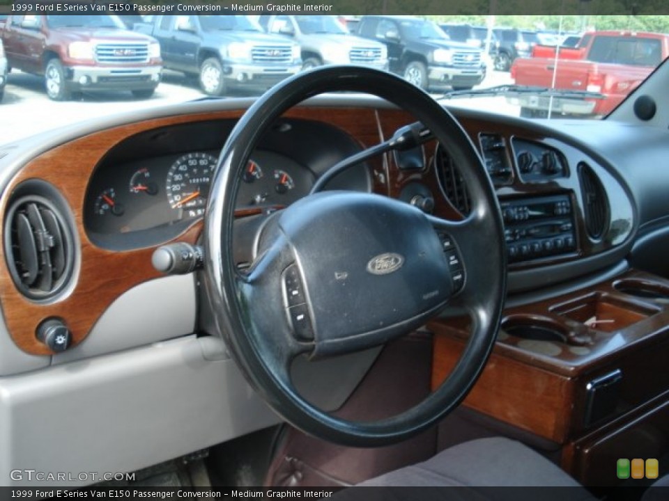 Medium Graphite Interior Photo for the 1999 Ford E Series Van E150 Passenger Conversion #68765581