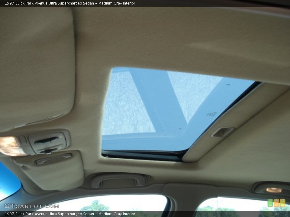 Medium Gray Interior Sunroof for the 1997 Buick Park Avenue Ultra Supercharged Sedan #68765897