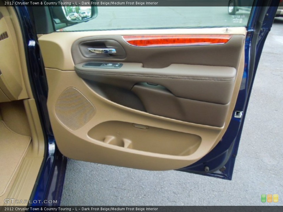 Dark Frost Beige/Medium Frost Beige Interior Door Panel for the 2012 Chrysler Town & Country Touring - L #68766454