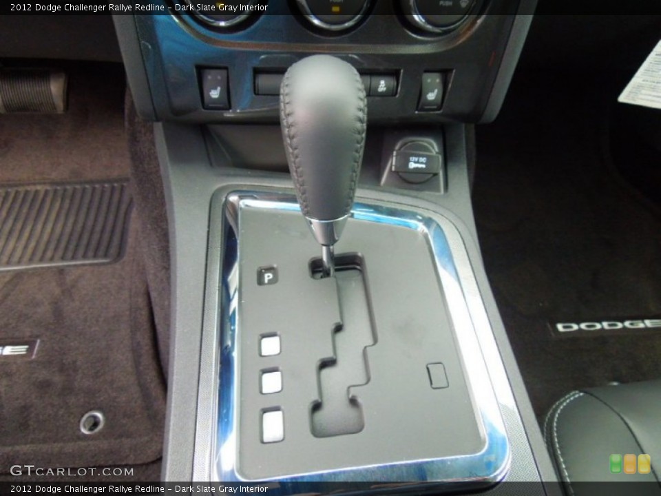 Dark Slate Gray Interior Transmission for the 2012 Dodge Challenger Rallye Redline #68767261