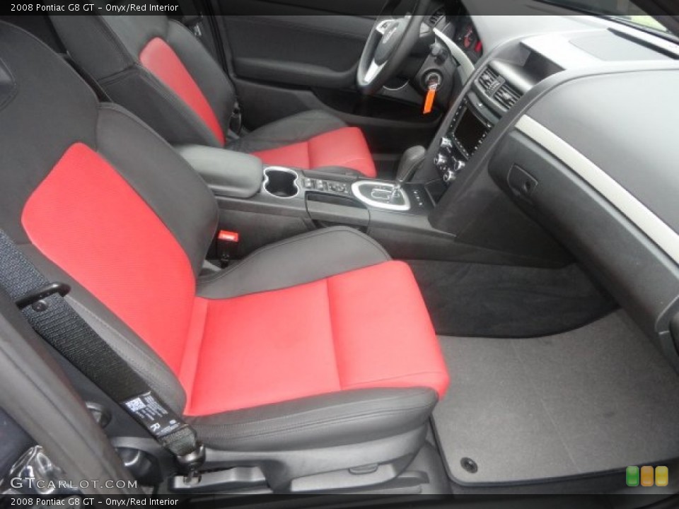 Onyx/Red Interior Photo for the 2008 Pontiac G8 GT #68769086