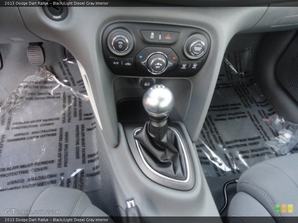 Black/Light Diesel Gray Interior Transmission for the 2013 Dodge Dart Rallye #68769130