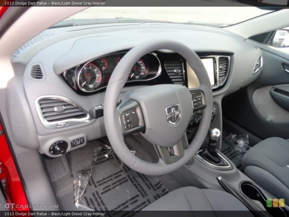 Black/Light Diesel Gray Interior Dashboard for the 2013 Dodge Dart Rallye #68769136