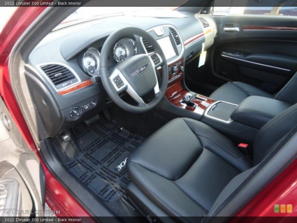 Black Interior Prime Interior for the 2012 Chrysler 300 Limited #68769484