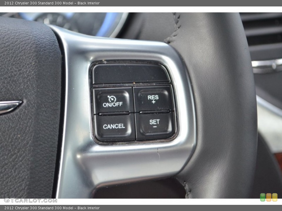 Black Interior Controls for the 2012 Chrysler 300  #68770279