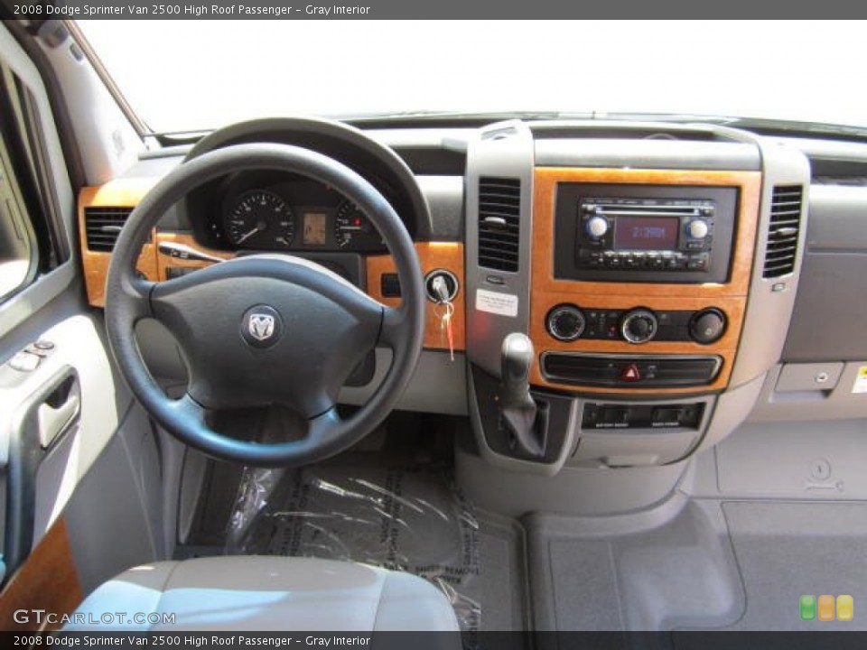 Gray Interior Dashboard for the 2008 Dodge Sprinter Van 2500 High Roof Passenger #68770522