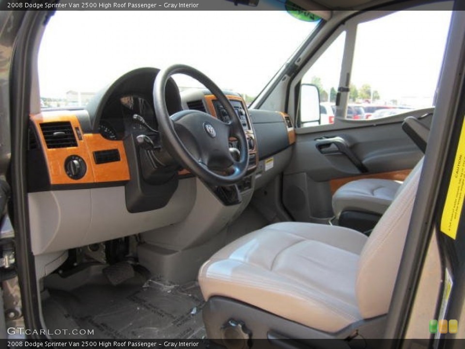 Gray 2008 Dodge Sprinter Van Interiors