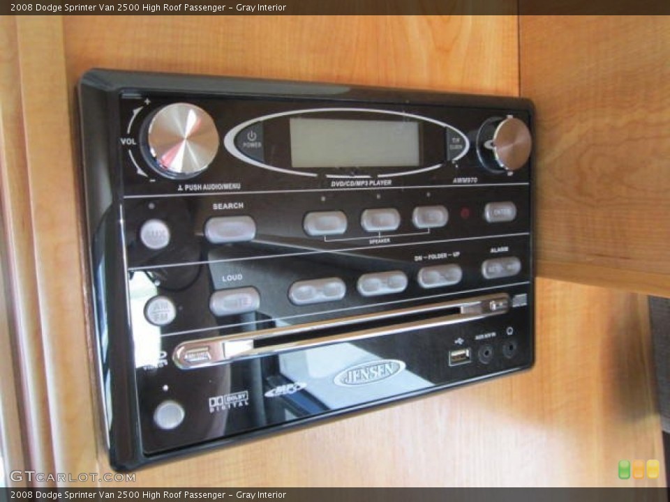 Gray Interior Audio System for the 2008 Dodge Sprinter Van 2500 High Roof Passenger #68770564